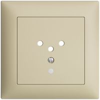 Kit frontale INC EDIZIOdue vanille 88×88mm T12 con lente per presa