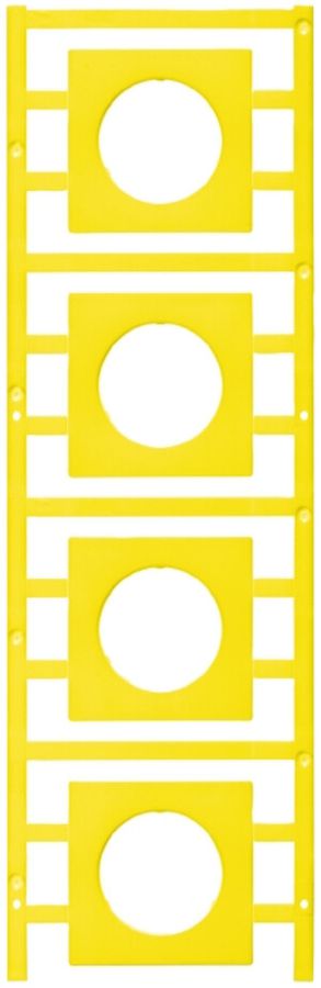 Marcatore per apparecchi Weidmüller MultiCard SM 46×46mm PA66 giallo