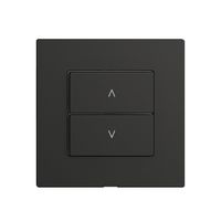 Abdeckset zu Storenschalter 1K/2T Edue Wiser schwarz