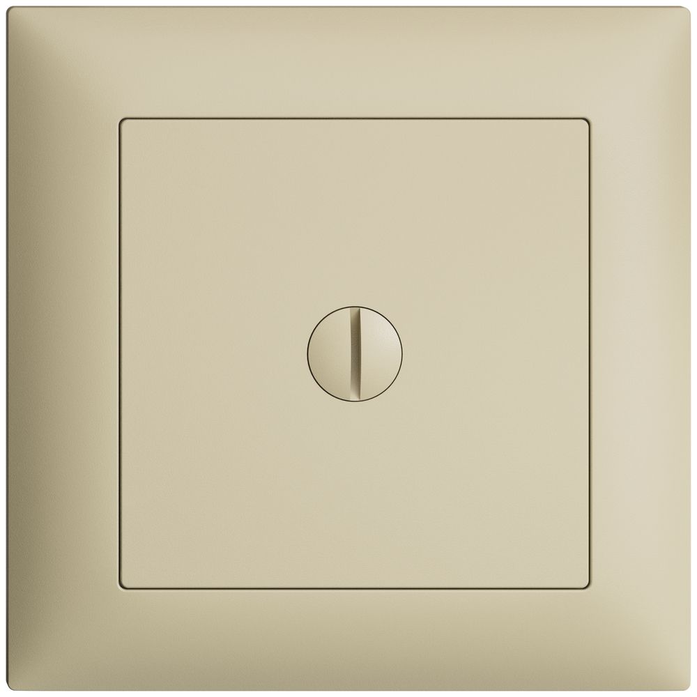 Plaque d'obturation ENC EDIZIOdue vanille