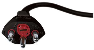 Verlängerungskabel Steffen Td 3×1mm² 5m T12/T13 mit Feinsicherung schwarz