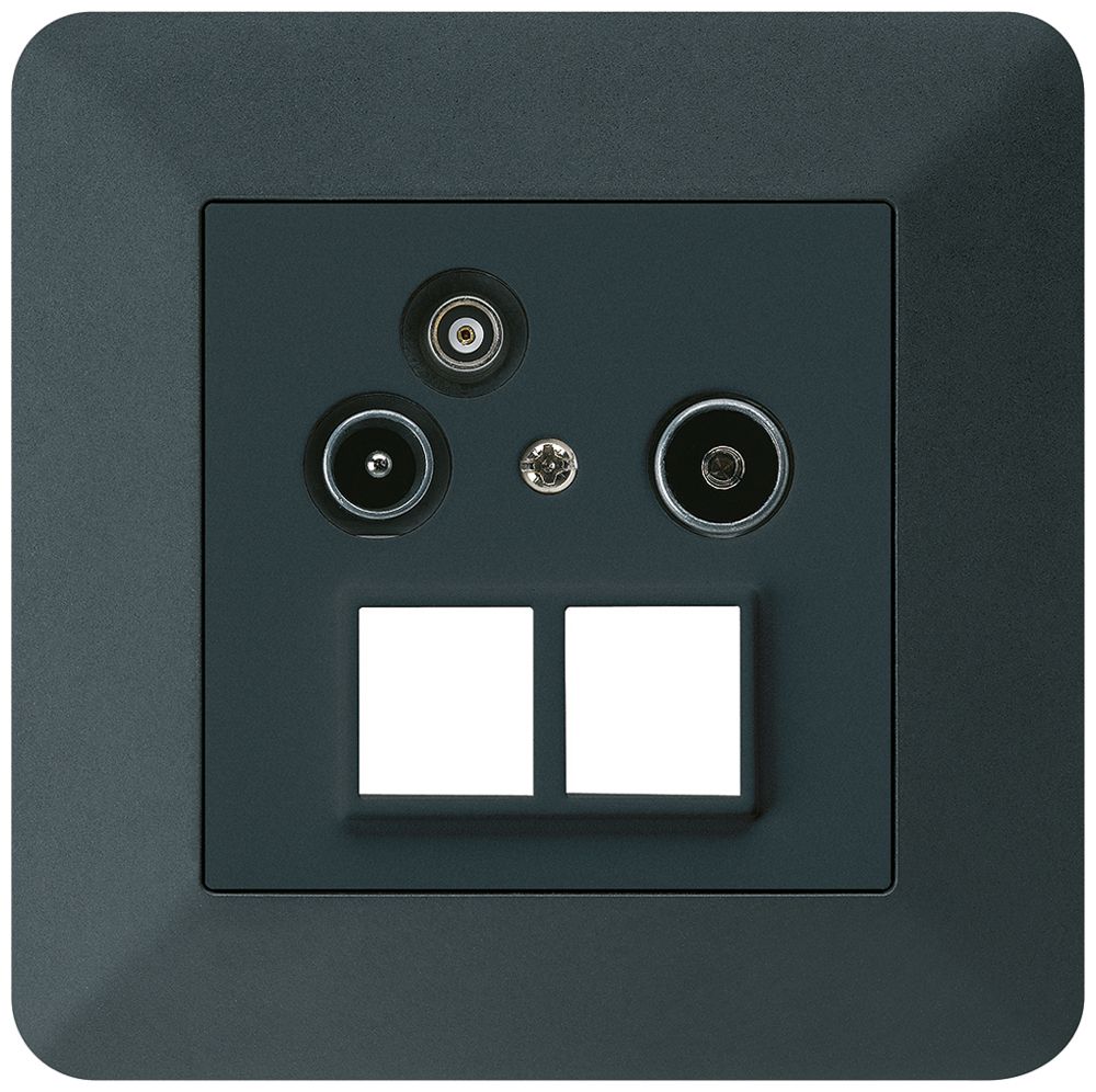 UP-Antennendose R/TV-Daten kallysto.trend HMS 2GHz 14db schwarz