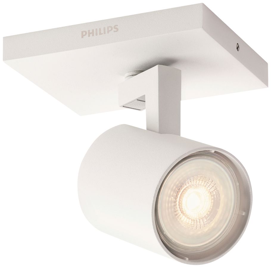 Plafonnier myLiving Runner, GU10 3.5W 2700K LED 90×107×110mm IP20 blanc
