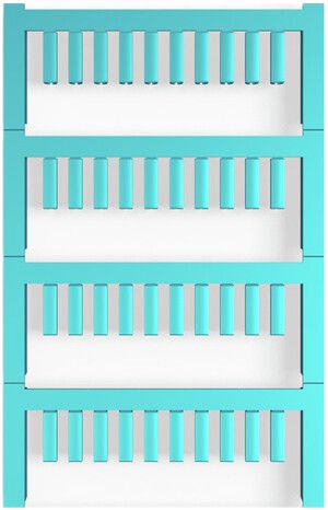 Leitermarkierer Weidmüller MultiCard SF für Ø1.2…1.6mm 12×3.2mm PA66 blau