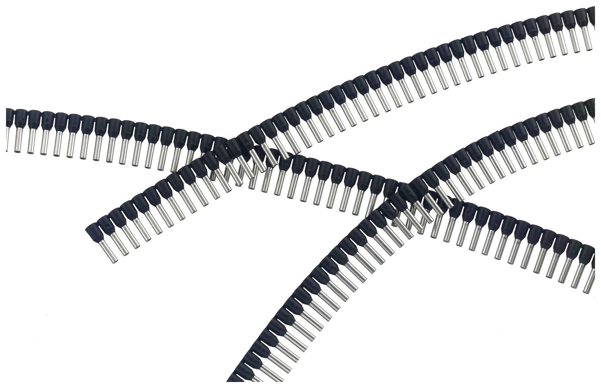 Aderendhülse Ferratec DIN 1mm²/8mm isoliert rot 100 Stück Bandware