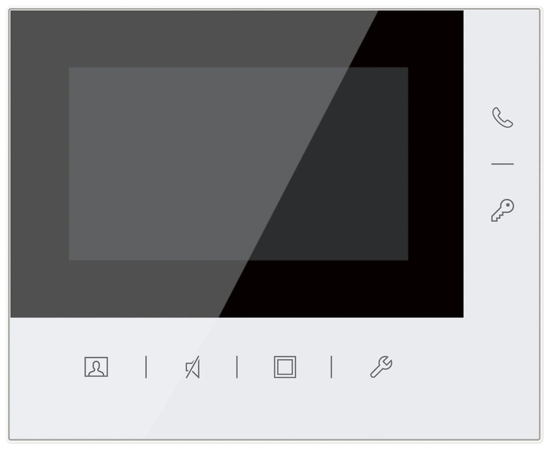 AP-Innenstation Video ABB Welcome Mit Video Bedienung Türöffner weiss
