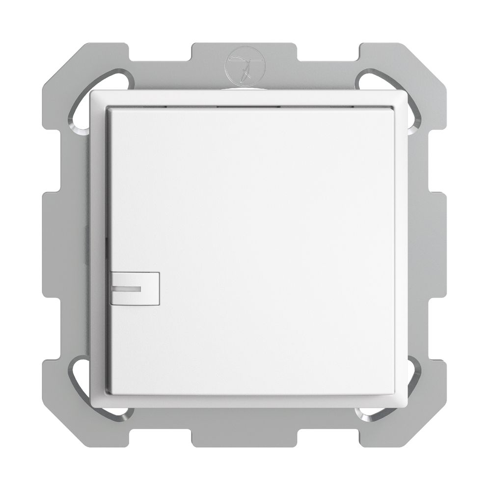 UP-KNX-Taster RGB EDUE, 250mW, m.RGB-LED, 1×Taste, 1×Tastenb., ws