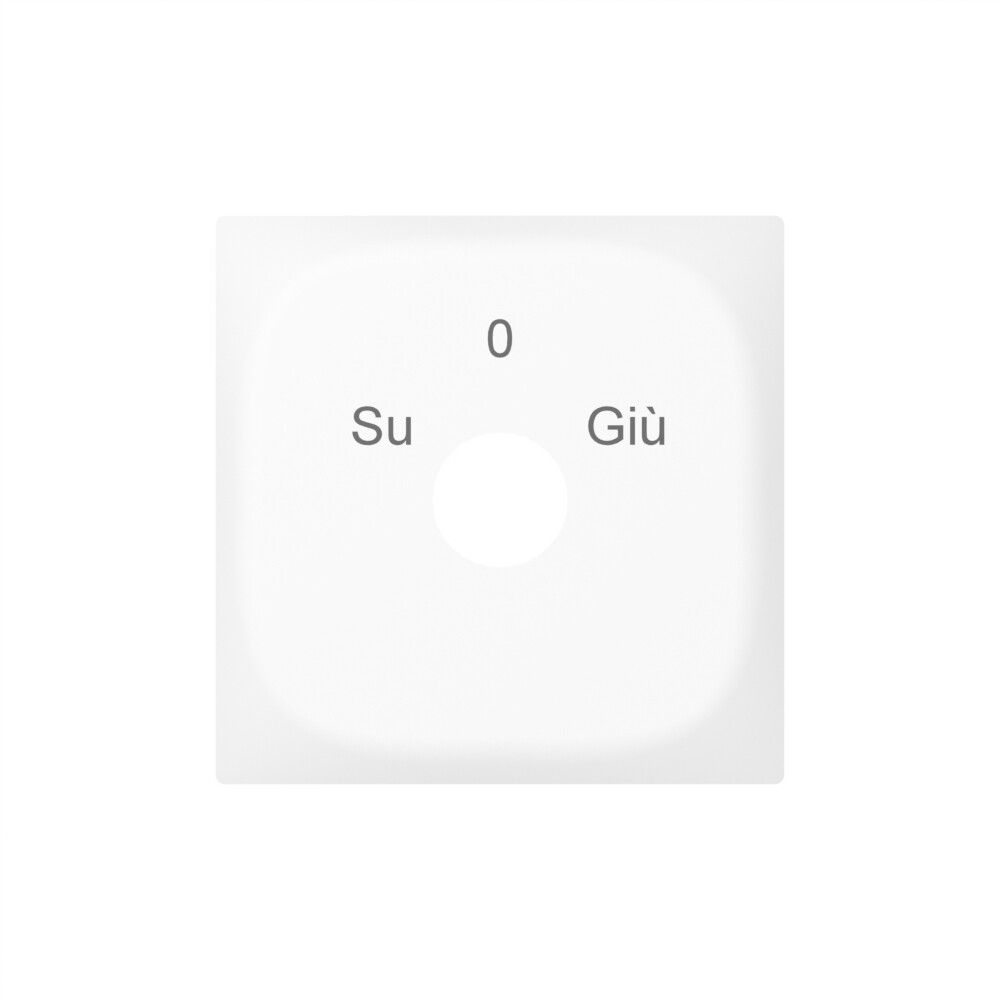 Plaque frontale SIDUS avec gravure blanc