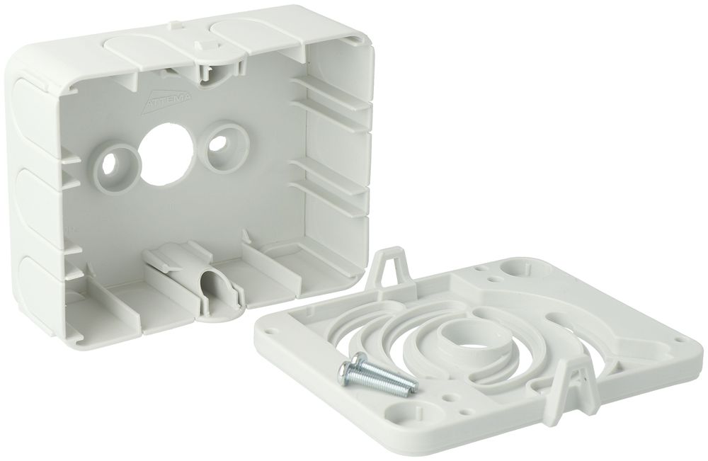 Boîtier AGRO, pour montage sur boîtier d'installaton, 120×95×50mm, gris