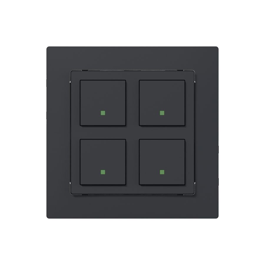 Senseur/actionneur de commutation 2/1×SIDUS free@home wireless, anthracite