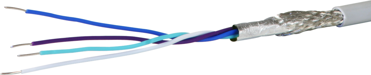 Kabel U72M-ISDN 1×4×0.6mm abg vsn grau Pullquick zu 300m Dca