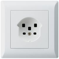 UP-Steckdose kallysto.line T25 hellgrau Schraubklemmen