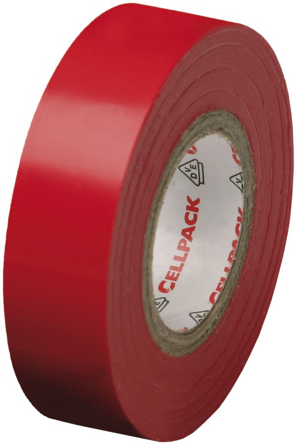 Isolierband Cellpack 128 15mm×10m rot