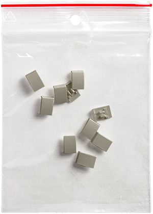 Seitenbaustein 10 Stk EDIZIOdue dunkelgrau, ohne LED