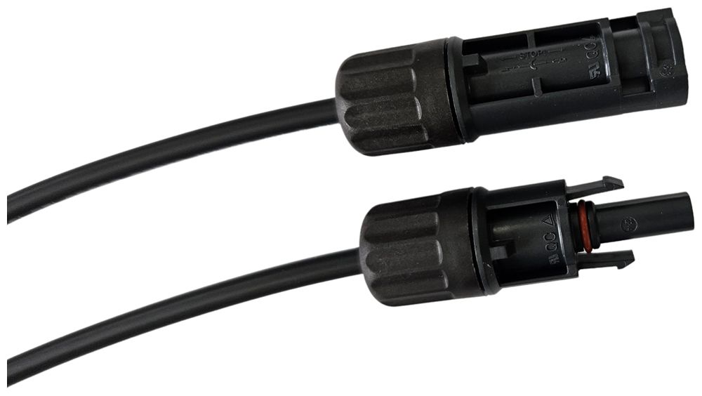 Câble de rallonge PV ELBRO MC4 5m 4mm² 1×fiche 2×prise no