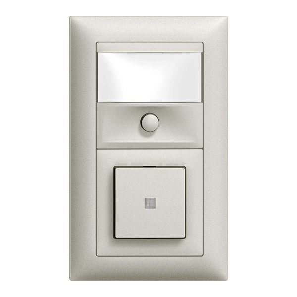 Combinaison grd.2×1 ENC sonnerie+AR EDIZIOdue gris clair