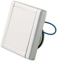 Saugdose quadratisch 88×88mm weiss