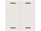 Bascule MDT BE-TAL60W411.01 1t/4a p.touches tactiles blanc mat "neutre"