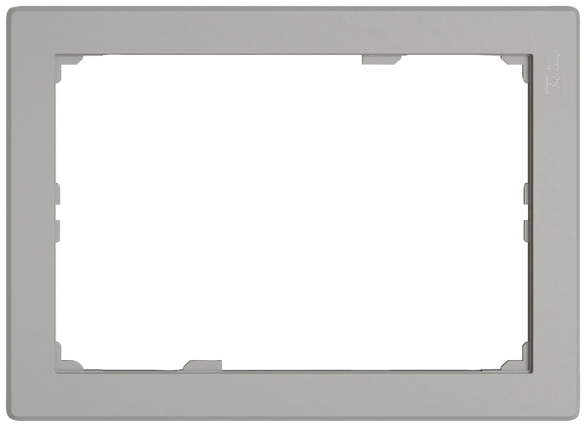 Plaque frontale EDIZIO.liv SNAPFIX® pour KNX-Panel 7" 120×180 mm grc