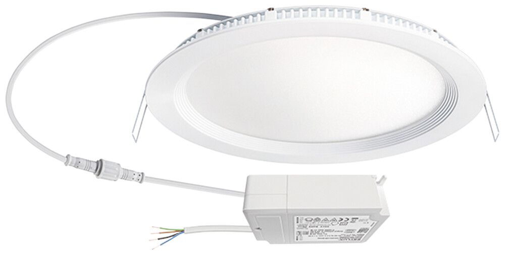 Downlight LED ESYLUX ELSA-2 Ø240 DALI 18W 3000K, 1750lm, bianco