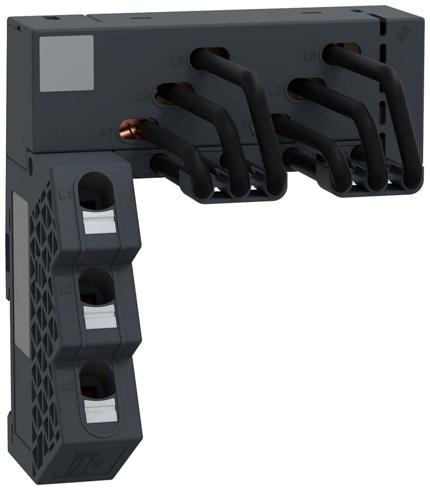 Connecteur de barres collectrices TeSys 3P 3Ph 63A 115mm noir