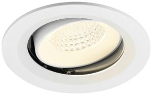 LED-Downlight SLV NUMINOS MOVE M 12W 1900lm 4000K WB DALI Ø135×80mm ws