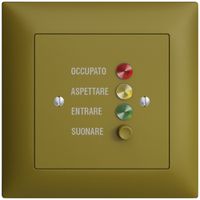 UP-Türstation für Rufleuchte I, EDIZIOdue olive