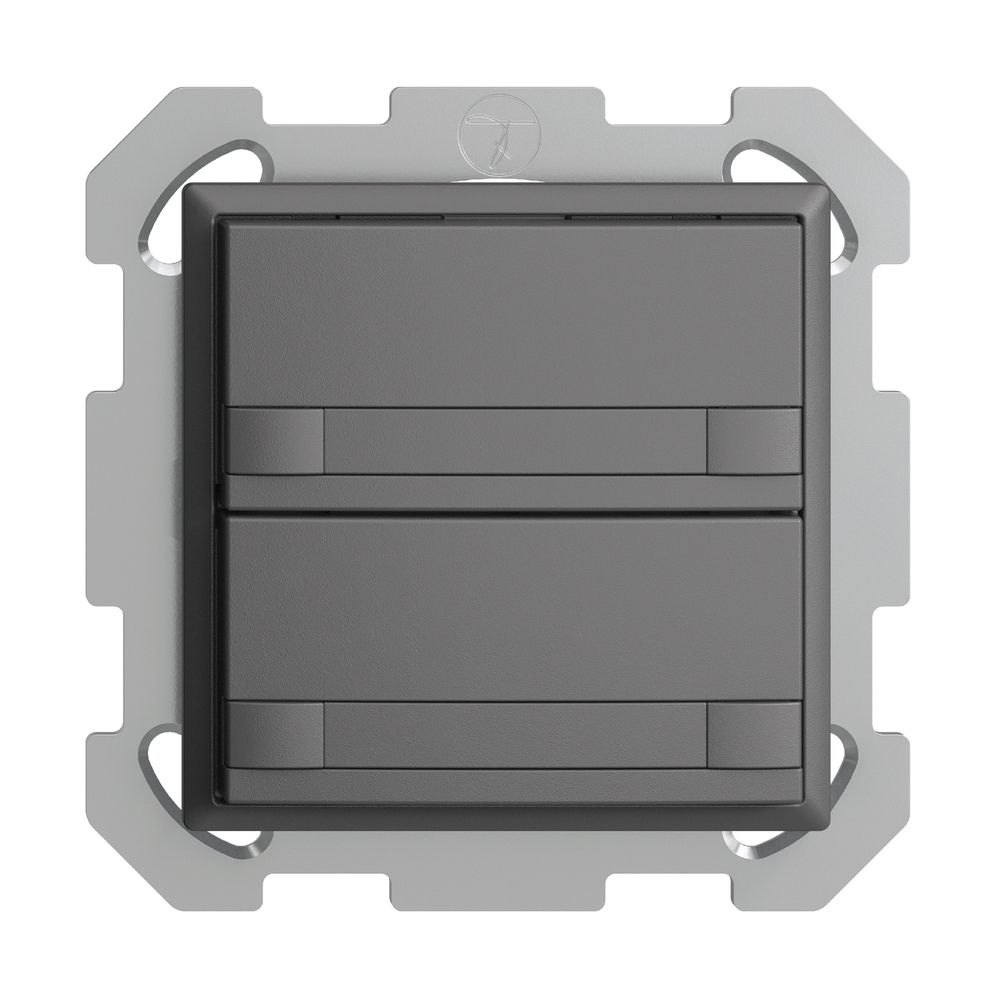 Poussoir KNX RGB ENC EDUE, 250mW, s.LED, papier, 2×poussoir, C.2×T., grf