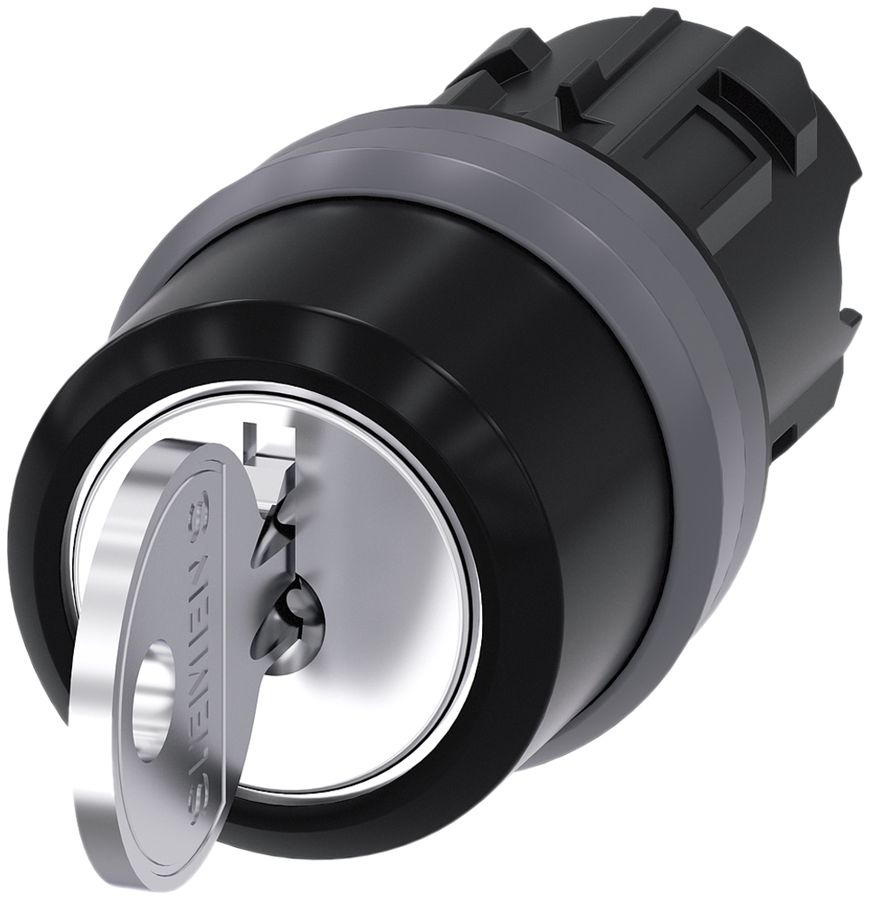 Schlüsselschalter Siemens SIRIUS ACT RONIS I-O-II (I/O/II) Metallfrontring