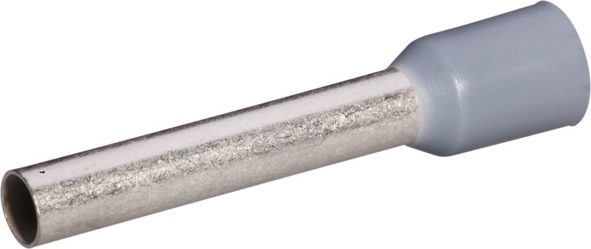 Capocorda tipo A isolato 4mm²/18mm grigio