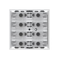 Taster KNX KAL f.8×Tasten 8×Betätigungspunkte LED weiss