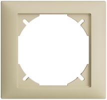 Abdeckrahmen EDIZIOdue 80×86mm vanille