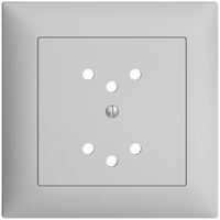 Kit frontale EDIZIOdue grigio chiaro 88×88mm 2×T12