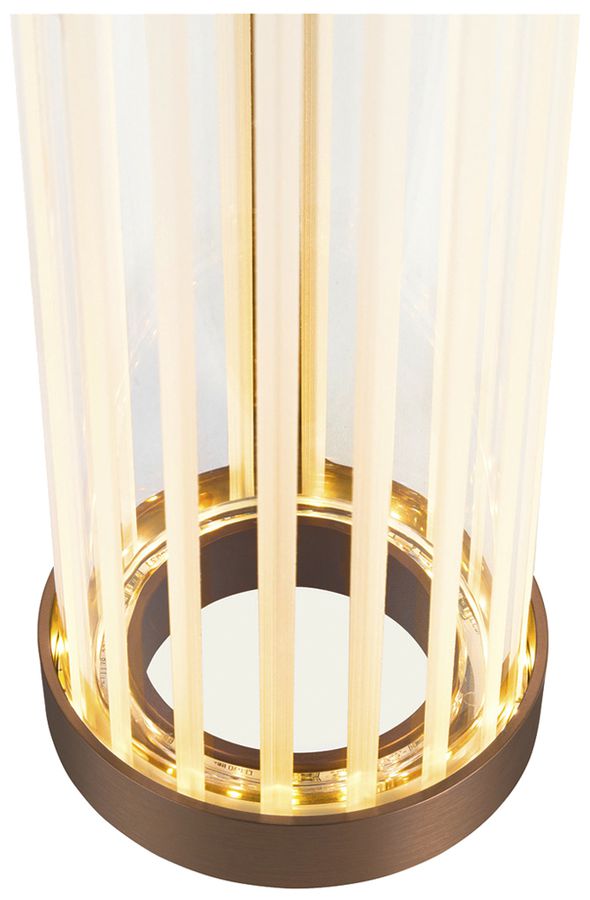 Applique LED SLV QUIMERA 8.2W 320lm 927/930 REG Ø76×413mm rame