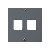 Frontplatte HMS kallysto für 2 Module anthrazit