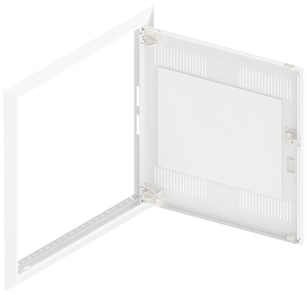 Porta media con cornice SE Pragma bianco per 2parte/4file