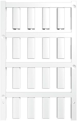 Leitermarkierer Weidmüller MultiCard SF für Ø4.8…7.4mm 21×7.4mm PA66 weiss