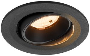 LED-Downlight SLV NUMINOS MOVE S 6.7W 1000lm 2700K WB DALI Ø100×63.5 schwarz