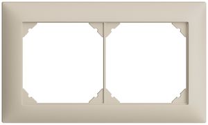 UP-Kopfzeile EDIZIOdue 1×2 crema