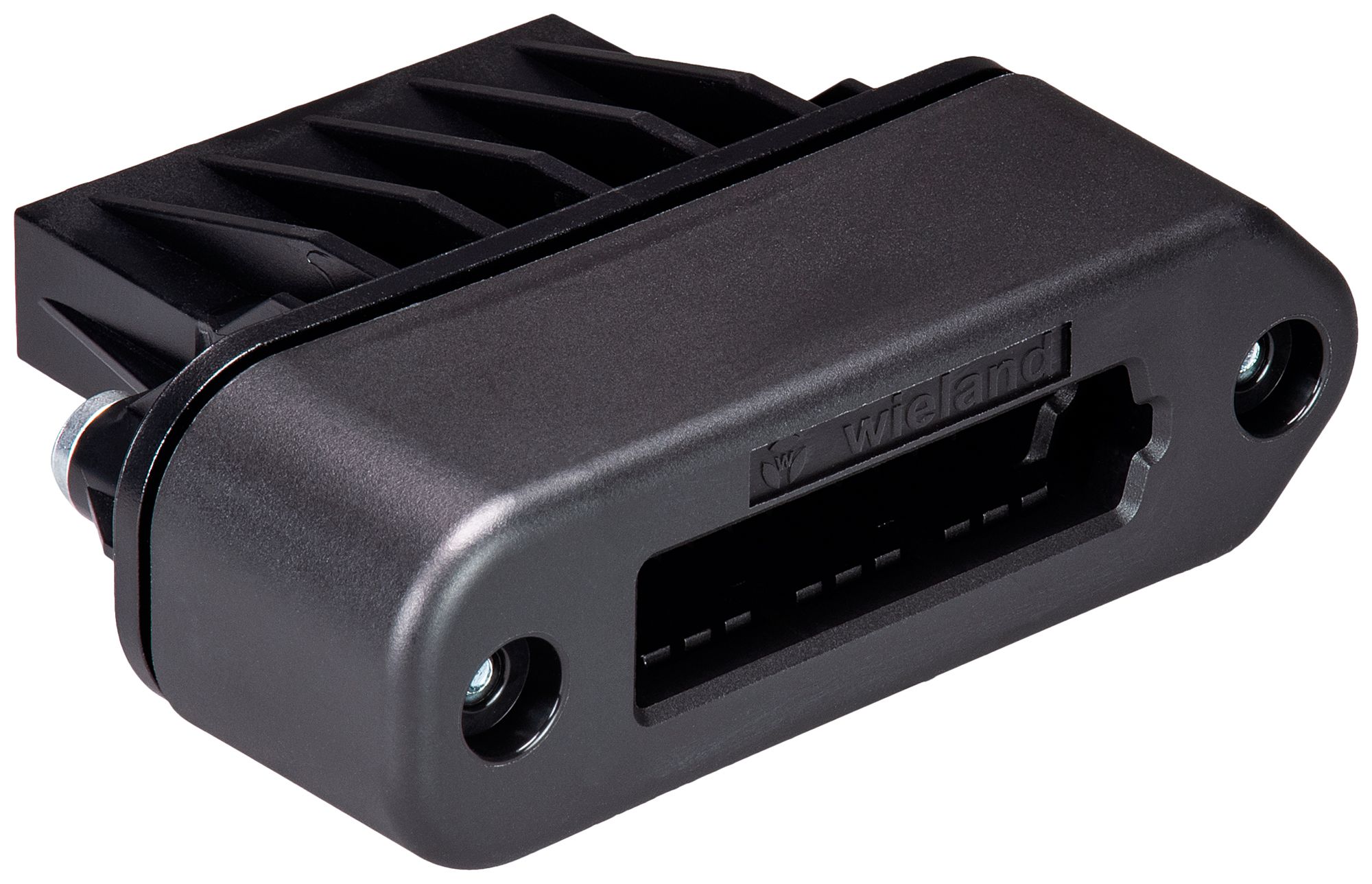 Endstück Wieland podis für Flachkabel mit UV-Schutz IP65 schwarz
