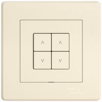 UP-Storenschalter EDIZIO.liv Wiser SNAPFIX® 2 Kanal 4 Tasten cr