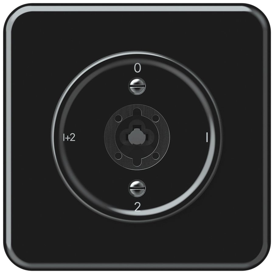 Interrupteur à clé ENC origin commut.série 1/1L 16A 250V 0-1-2-1+2 92×92mm no