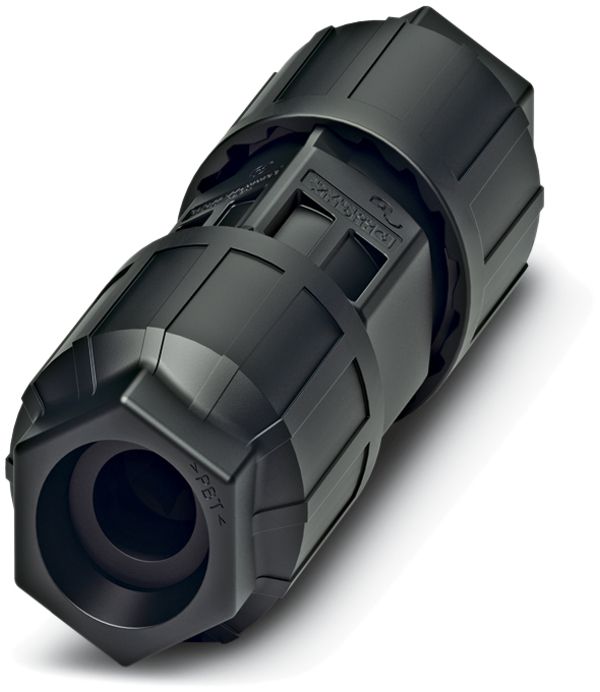 Leitungsverbinder QUICKON 4LPE 0.5…1.5mm² Ø9…14mm 2×Mutter schwarz