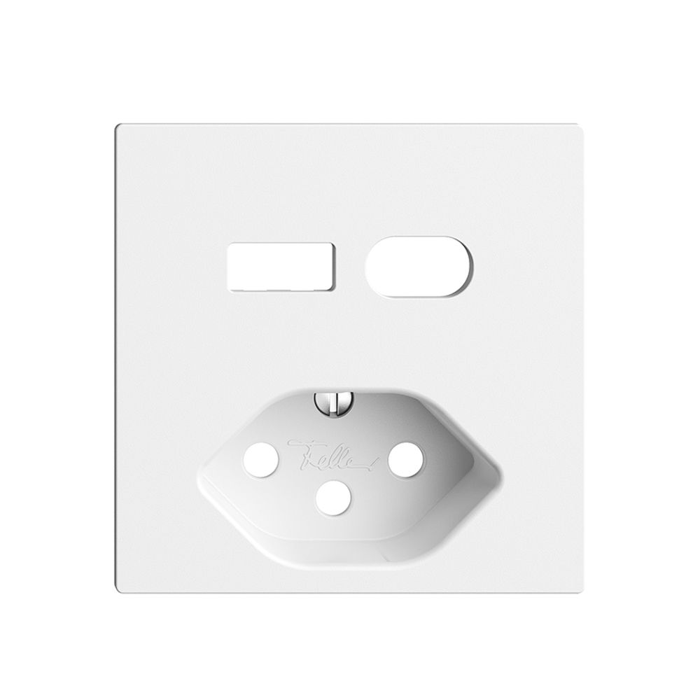 Montageset Feller EDIZIOdue für Steckdose USB Typ A+C + Typ 13 weiss