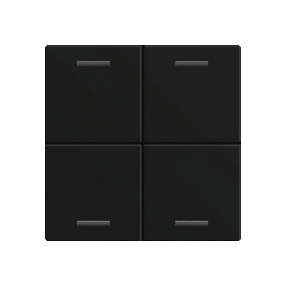 Bascule MDT BE-TAL60W416.01 1t/4a p.touches tactiles noir mat "neutre"