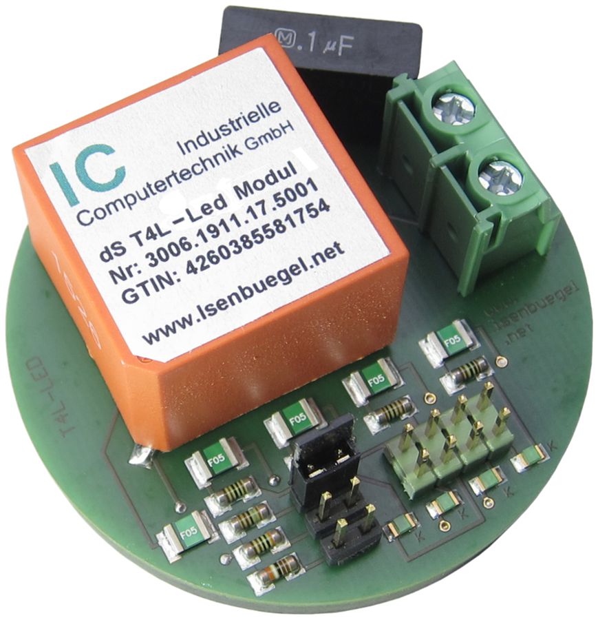 Module poussoir INC digitalSTROM IC, adapté pour Feller poussoir UNI 4-fois LED