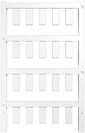 Marqueur d'appareil Weidmüller MultiCard ESG enfichable 15×6mm PA66 blanc