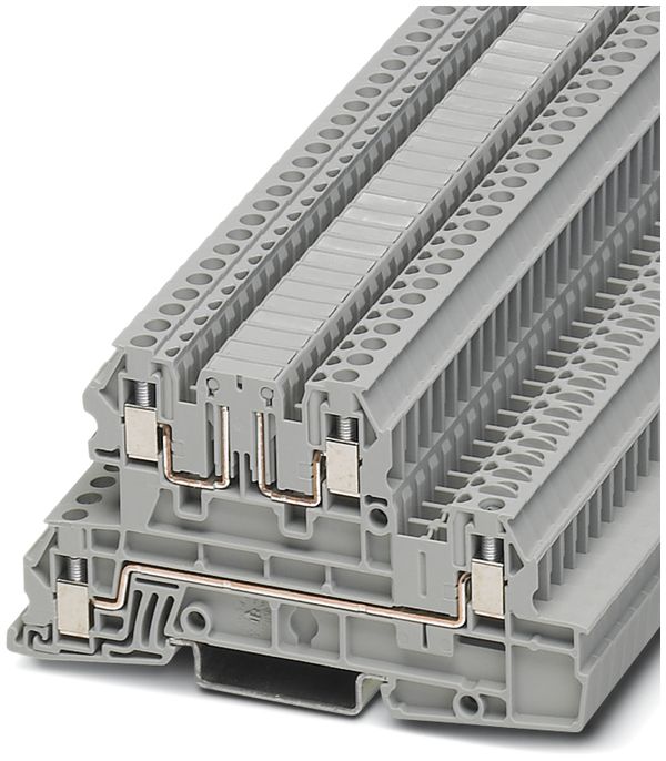 Borne d'installation 0.2…4mm² L/LB raccordement à vis gris