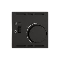 Raumthermostat EDIZIO.liv SNAPFIX® m.Schalter Heizen/Kühlen 230VAC 50Hz sz