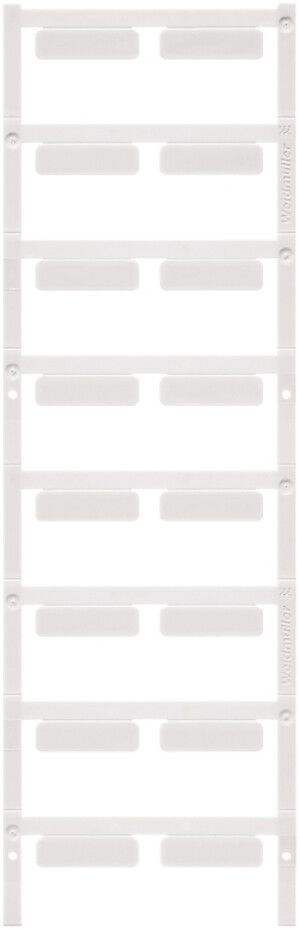 Marcatore per apparecchi Weidmüller MultiCard SM 8×27mm PA66 bianco